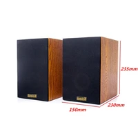 4inch home theater audio speaker box wooden desktop computer hifi bass stereo music player subwoofer sound loudspeakers box