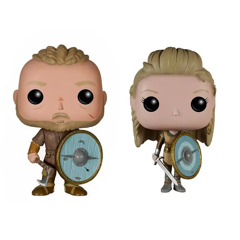 Викинги игрушки ранар лотброк и Lagertha фигурки кукла для детей Рождественская