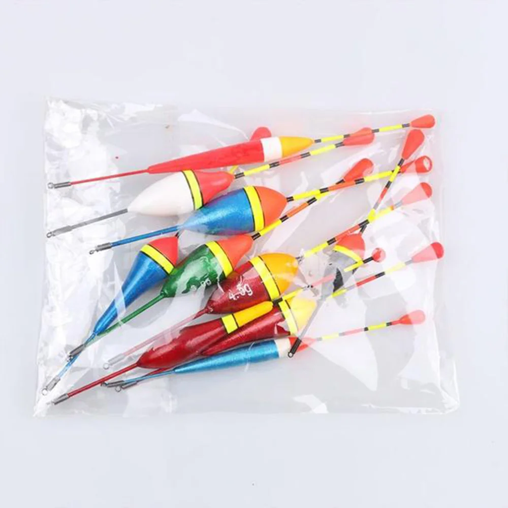 

10PCS Fishing Bobbers Floats Set Buoy Bobber Fishing Light Stick Floats Fluctuate Assortment Angling fishing