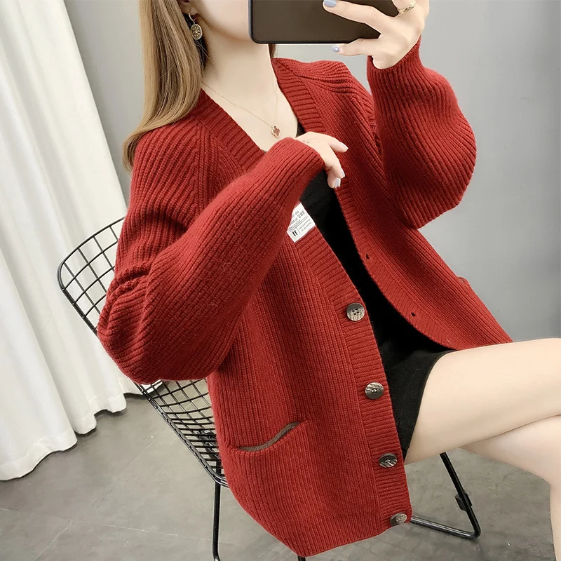 

Spring sweater coat women's spring 2021 women's spring dress new women's knitted cardigan sweater in 2020