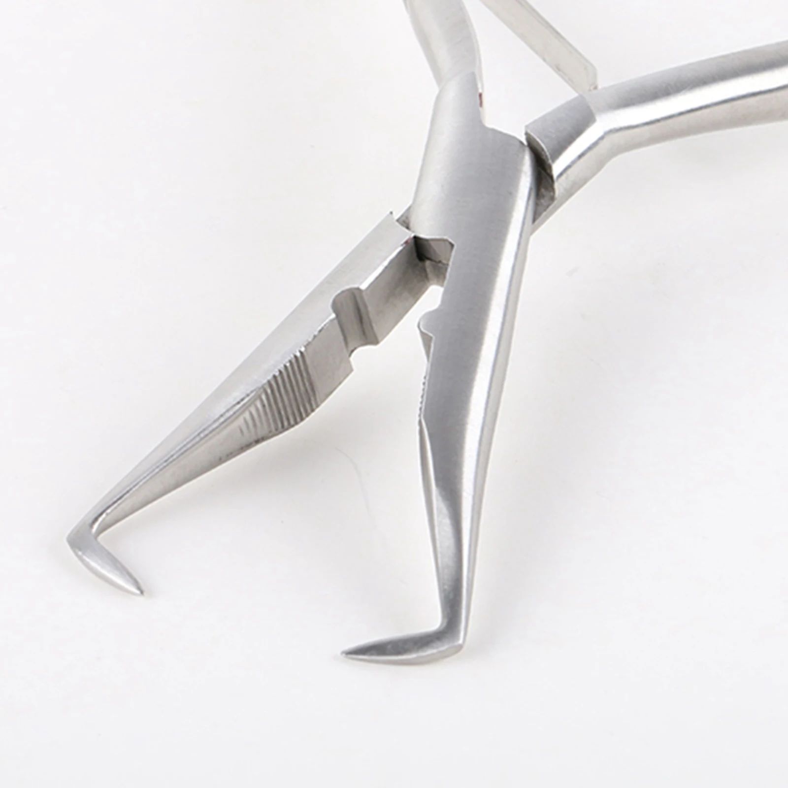 1pcs Stainless Steel Elbow Hair Extension Pliers for Removing I-Tip Hair Micro Ring Tubes Bead Removal Tools