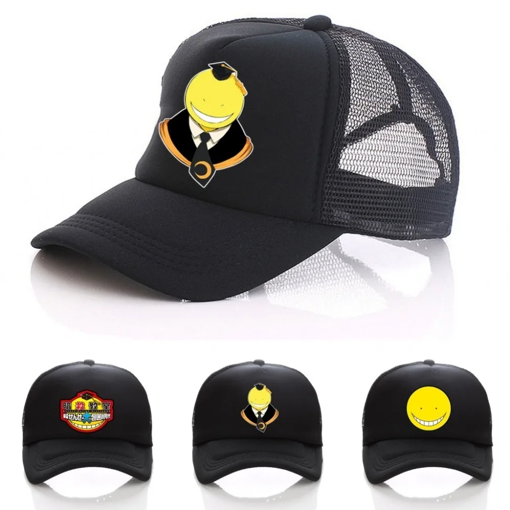 

anime Ansatsu Kyoushitsu Baseball Cap Summer Cool Mesh Net Trucker Caps hat