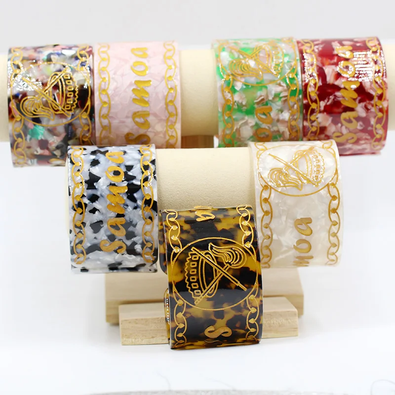 

Роскошный браслет из австралийской клетчатой смолы, длинный рукав, австралийский Племенной с узором, Венда, закаленный браслет для океана