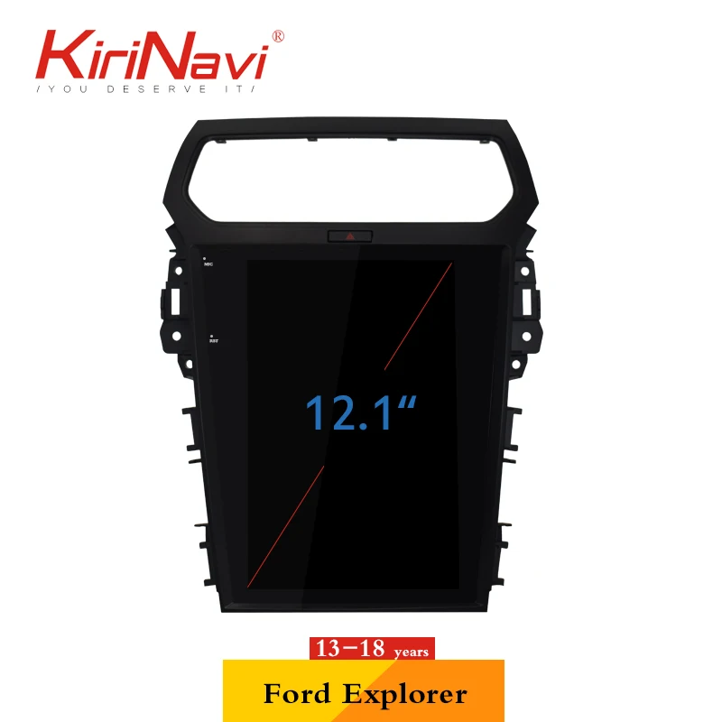 Автомагнитола KiriNav Tesla Style с вертикальным экраном 12 1 дюйма Android 9 0 GPS навигацией и Dvd