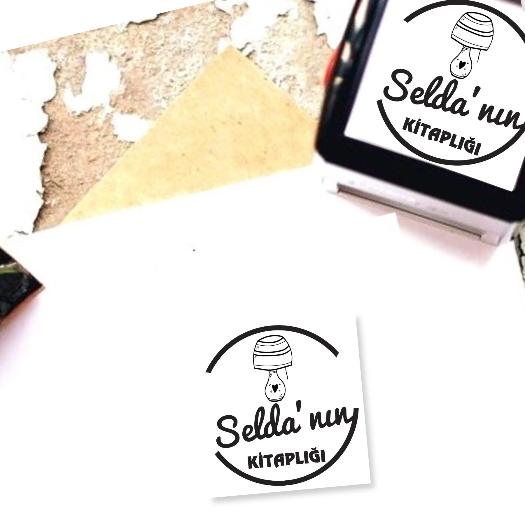 

Персонализированные именем Автоматическая штамп с изображением площади-886