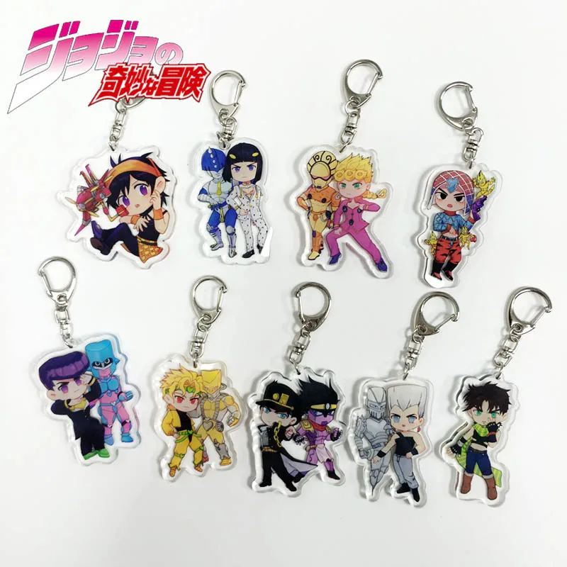 Аниме приключения Джоджо Дио Брандо Жан Пьер POLNAREFF милый брелок Косплэй акрил