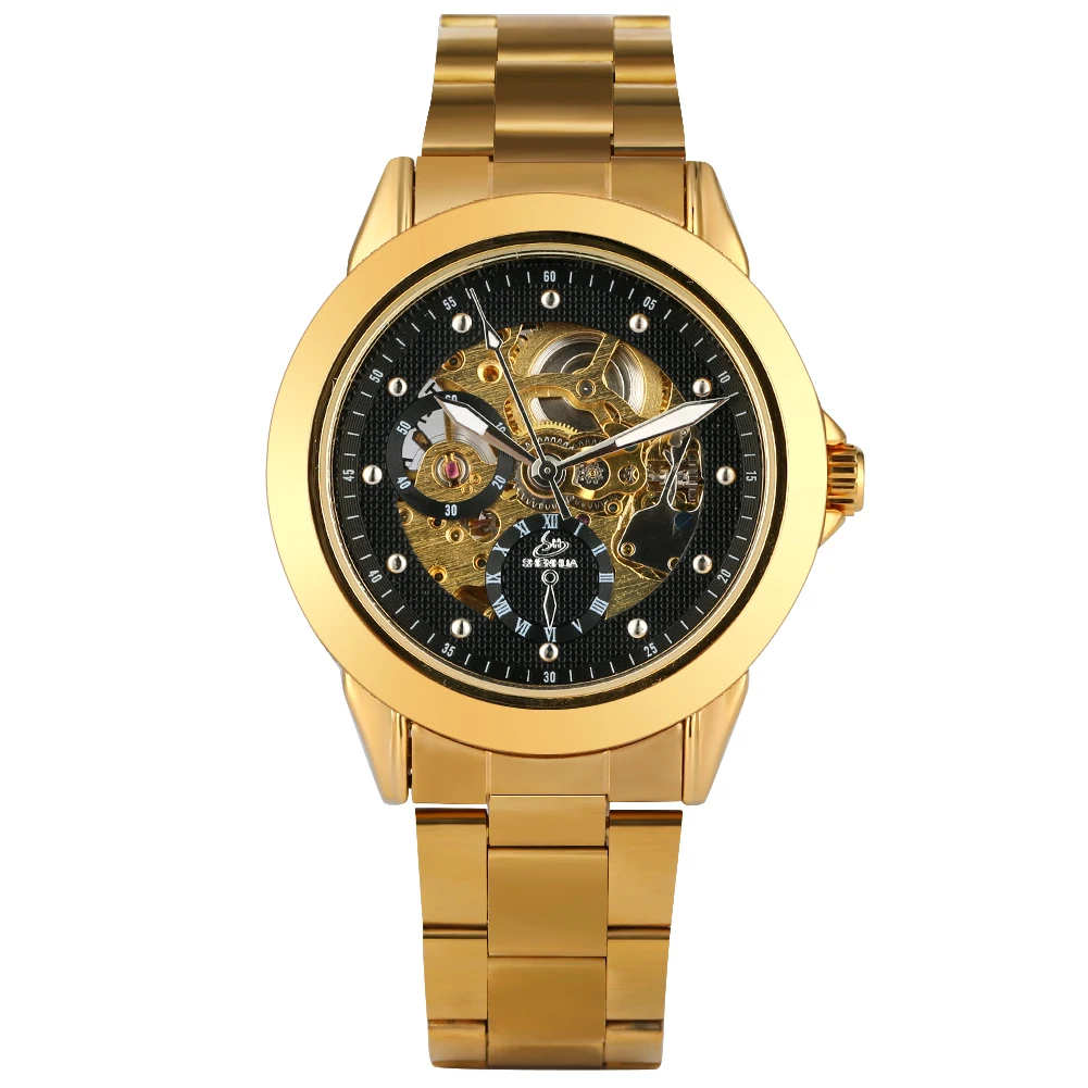 Часы мужские механические Автоматические автоматические наручные часы из
