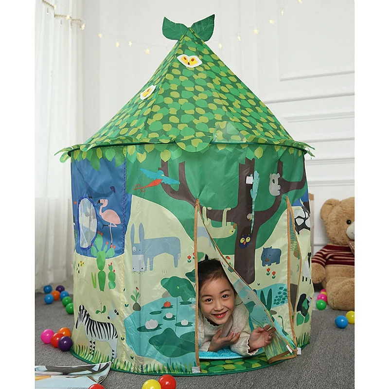 

Portable Kids Play Tent Children Indoor Outdoor Ocean Ball Pool Folding Cubby Toys Castle Enfant Room House for Kids