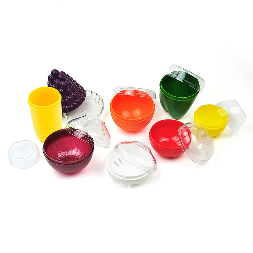 

1pcs Kitchen Fresh Box Reusable Garlic Onion Tomato Lemon Saver Holder Keeper Refrigerator Fresh Box Vegetable Fruit Storage