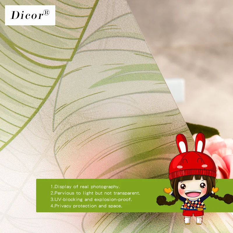 DICOR воспоминание листьев Искусство домашний декор конфиденциальность