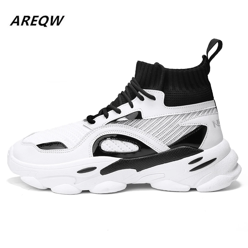 2019 Для мужчин новый тренд для Повседневное обувь легкая дышащая Мужская Высокое