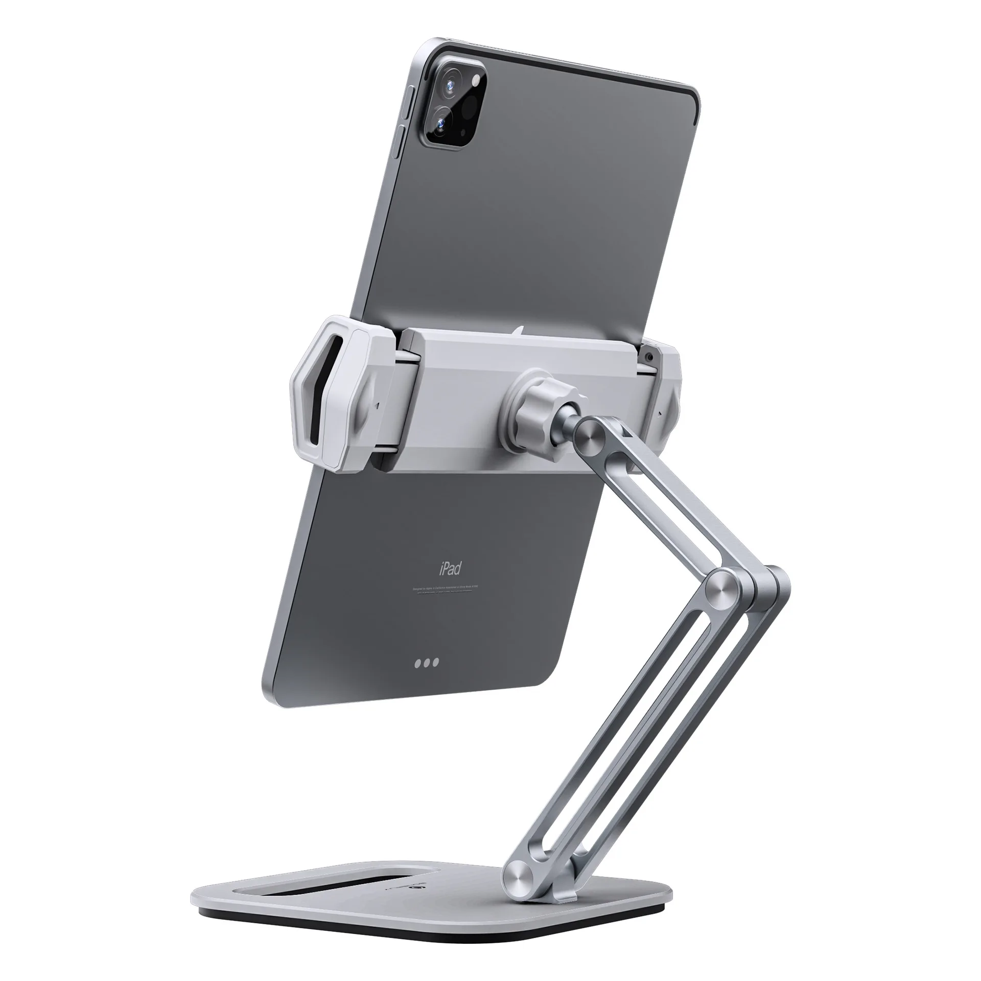 Offerte Supporto Per Tablet Pieghevole Supporto Per Tablet Regolabile Multi-angolo Con Design A Tre Alberi Supporto Per Telefono Cellulare A Mani Libere In Alluminio Da Tavolo