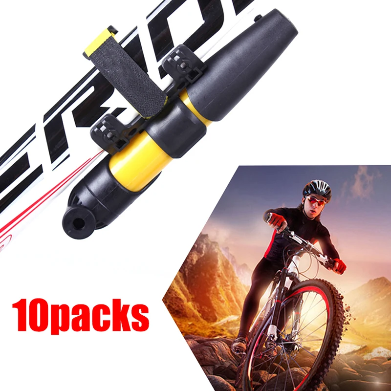 10pcs/lot Bicycle Handlebar Strap Road Bike Fixed Tape Tie Rope Cycling Riding Pump Bottle Fastening Bands | Спорт и развлечения