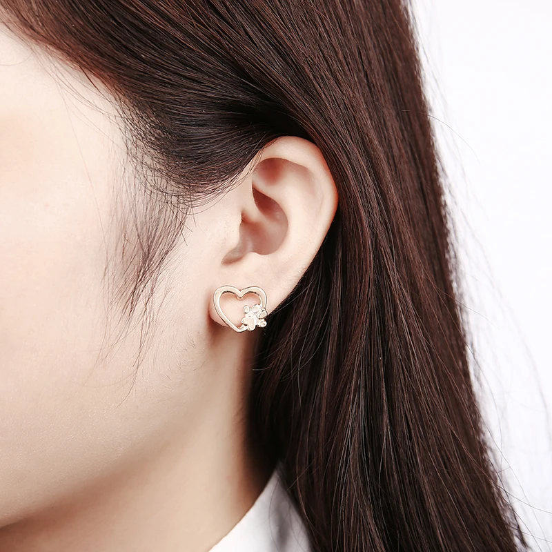 Женские серьги в виде кошек собак когтей и лап|Серьги-гвоздики| |