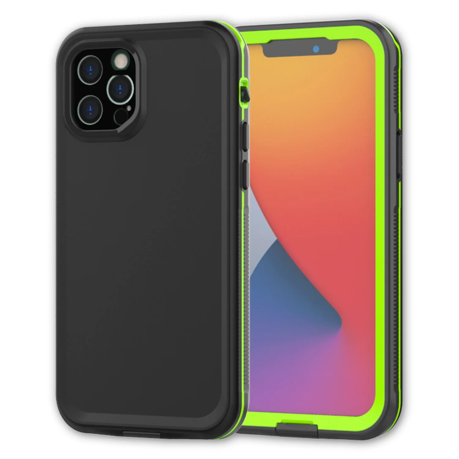 

Waterproof Phone Case For iPhone 12Pro Max 12Pro iPhone12 12mini Case Shockproof Protective Back Cover Capa Coque