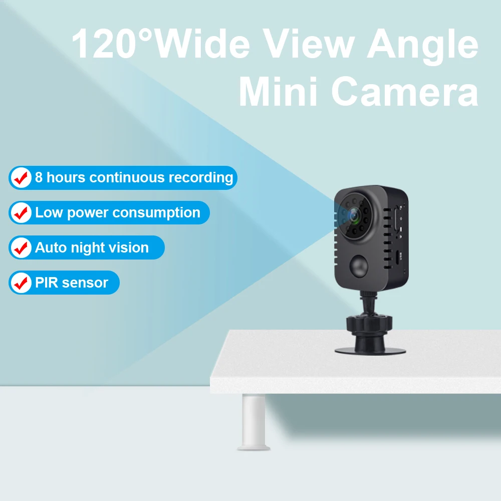 

Mini camera Video Recorder 1080P DV Camera Home Security Camera PIR Motion Detective Night Vision IP Cameras Support 128G Card
