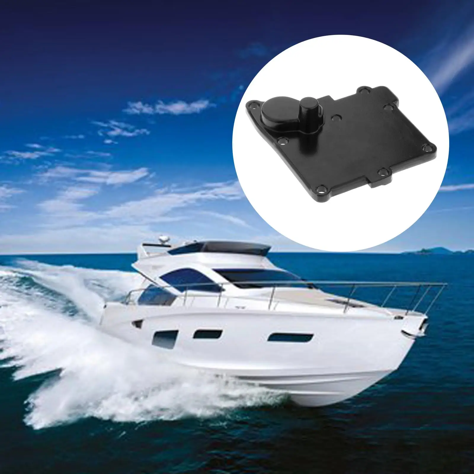 

Exhaust Outter Cover Repair Parts Fits for Yamaha 5HP 2T Cylinder Cover 6E3-41113-01-9M Boat Marine Parts