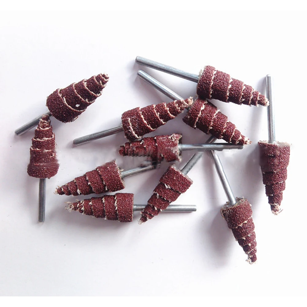 

1pc Louver Wheel Grinding Head Cone Abrasive Sandpaper Sanding Louver Wheel Grinding Heads Deburr Rotary Tool