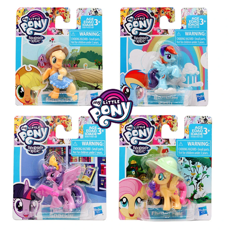 Hasbro My Little Pony Mini Story Series персонажи Полароид радуга сокровище мягкая кукла для