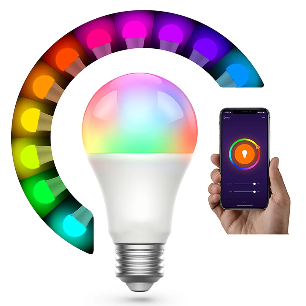 9W WiFi Smart Bulb E27 Tuya Led Light Inteligente Lamp 220V Home Magic Light Work With Alexa Google Assistant