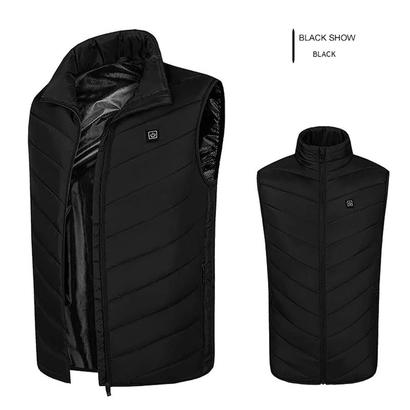 PARATAGO зимний умный обогревающий жилет для мужчин и женщин с USB аккумулятором