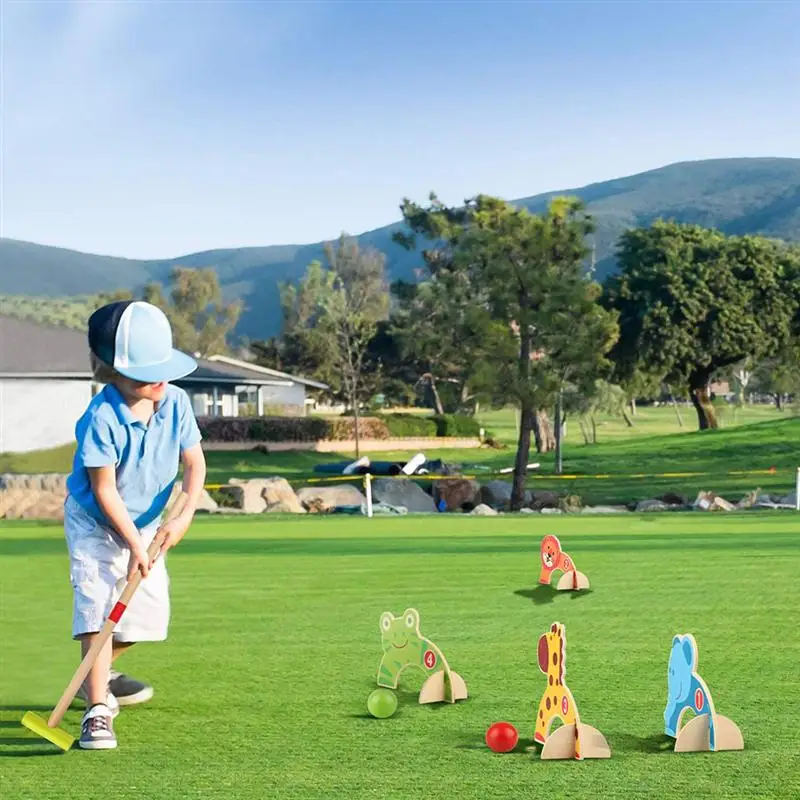 

1 Set Interesting Animal Croquet Kids Sport Toys Child Educational Toys