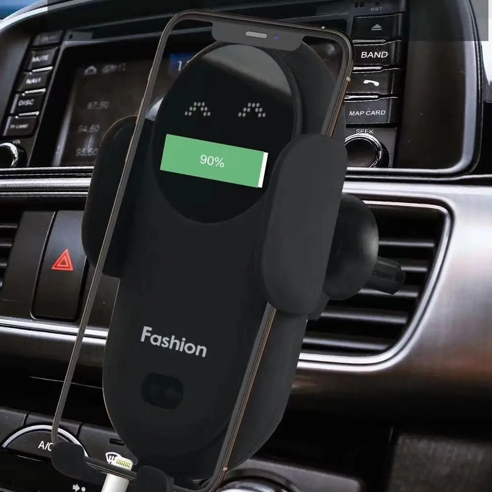 s11 wireless charger car phone holder qi induction smart sensor fast charging stand mount for samsung s10 note 10 iphone 11 pro free global shipping