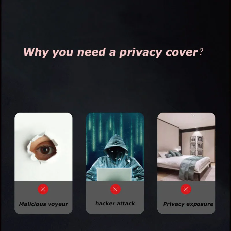 Универсальный антишпионский чехол для веб камеры магнитный слайдер затвора