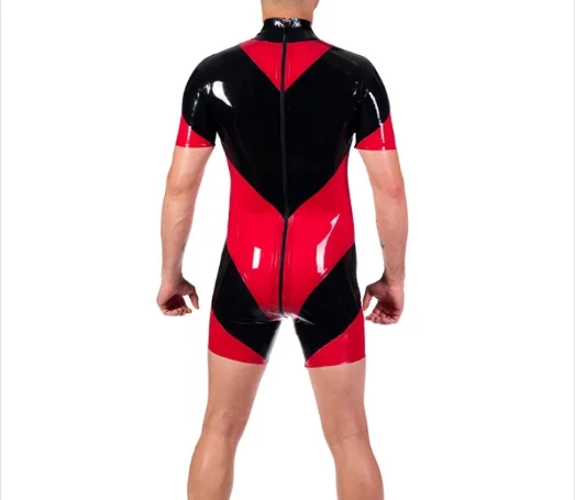 100% латексные резиновые обтягивающие костюмы для фитнеса на молнии 0 45 мм |