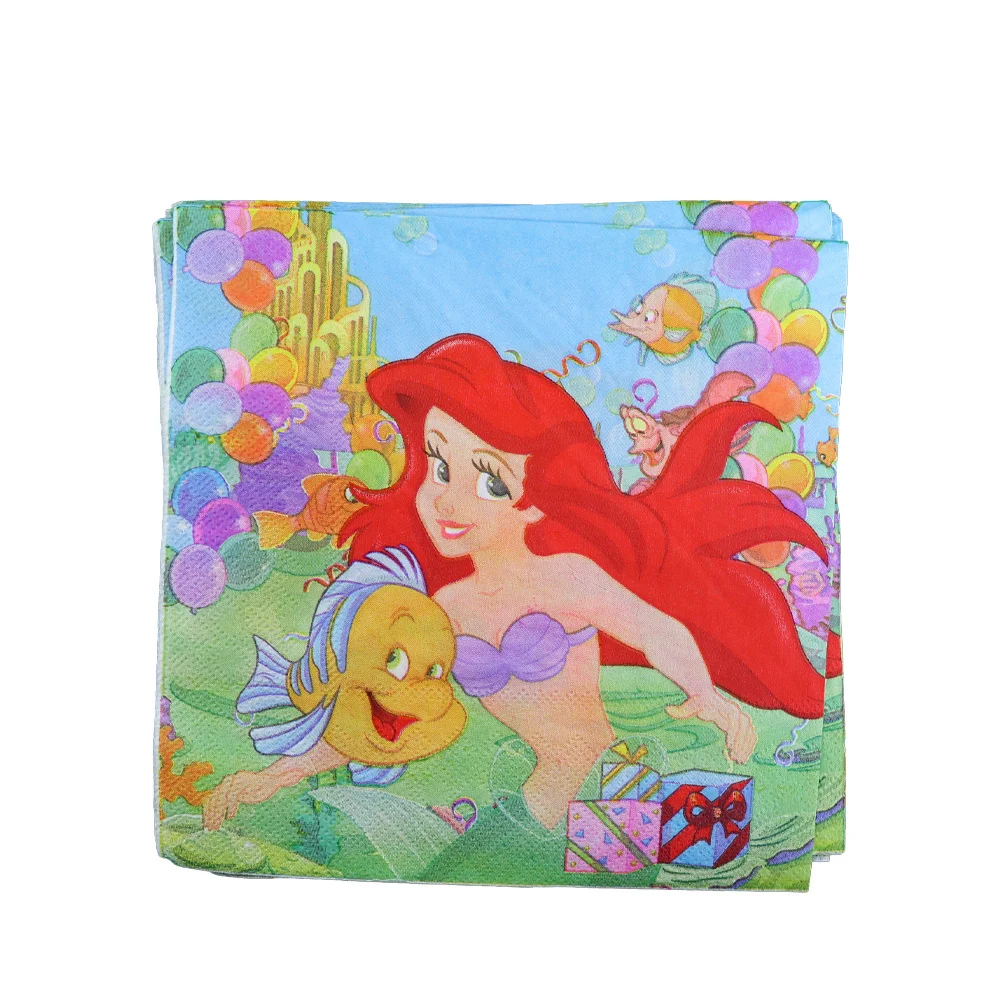 Декор для вечерние НКИ Русалка Ариэль Disney латексные воздушные шары девочек на