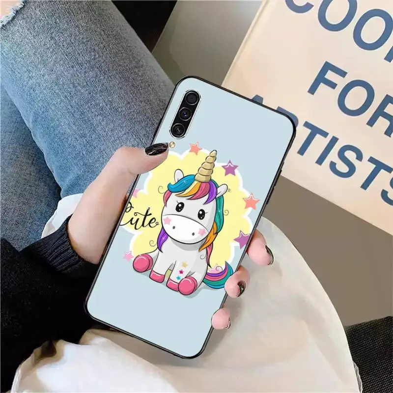 

Cute Hippo Unicorn Horse Phone Case For Samsung galaxy A S note 10 7 8 9 20 30 31 40 50 51 70 71 21 s ultra plus