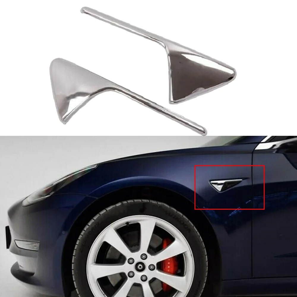 Parts Side Fender Cover 2pcs Vent For Tesla Model 3 / X S 2017 2018 2019 Car Made With ISO 9001 Facilities | Автомобили и
