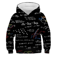 the new hot sale mathematical physics kids hoodie clothes hip hop sweatshirt novelty pattern boy girls polyester fiber jumpers