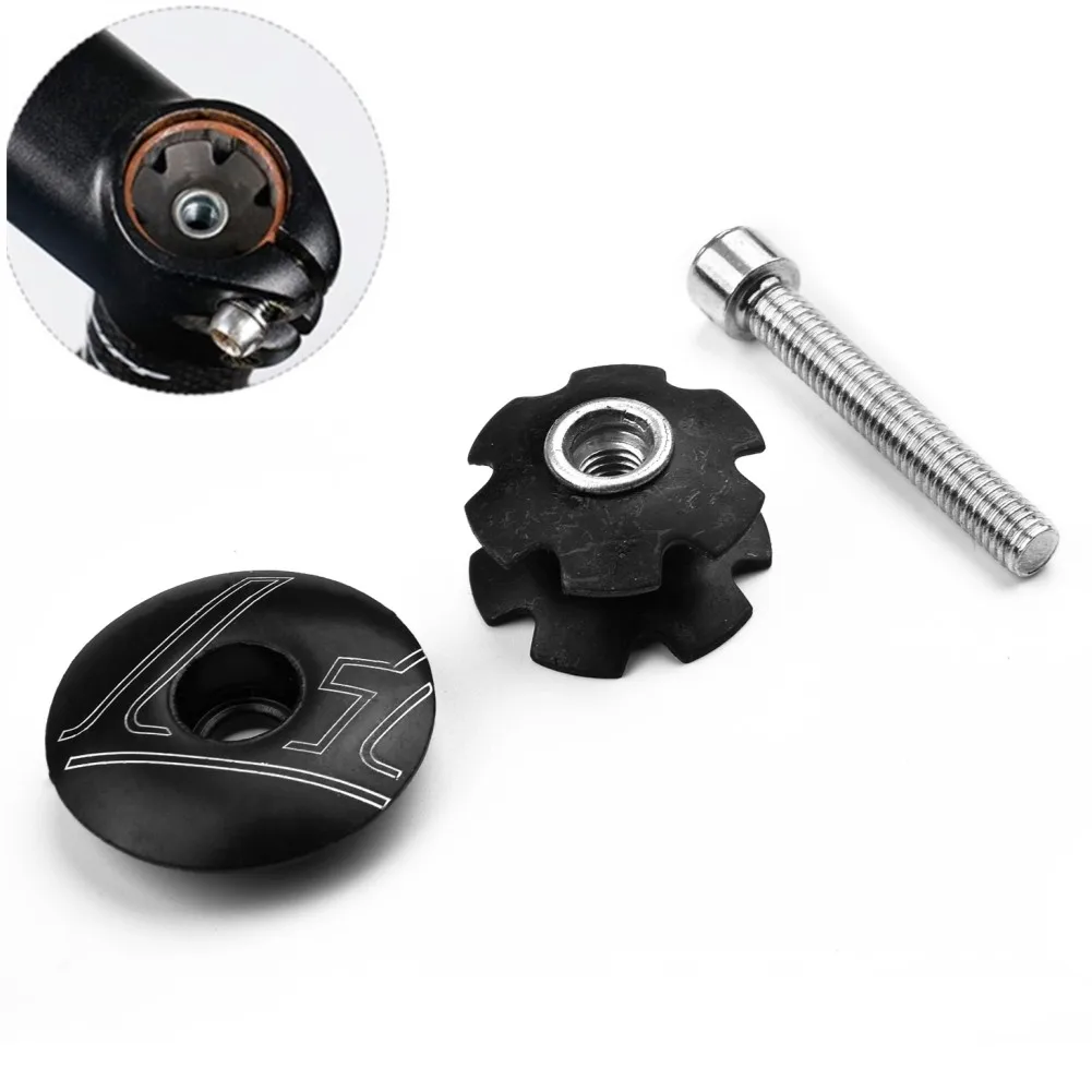 

Bike Headset Star Nut&Top Cap Set Mountain Bike Sunflower For 1-1/8\" 28.6mm Bicycle Front Fork Tube Part Or Front Fork Oil Seal