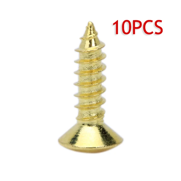 10 stücke permium goldene schrauben fit elektrische gitarre schlagbrett teile zubehör free global shipping