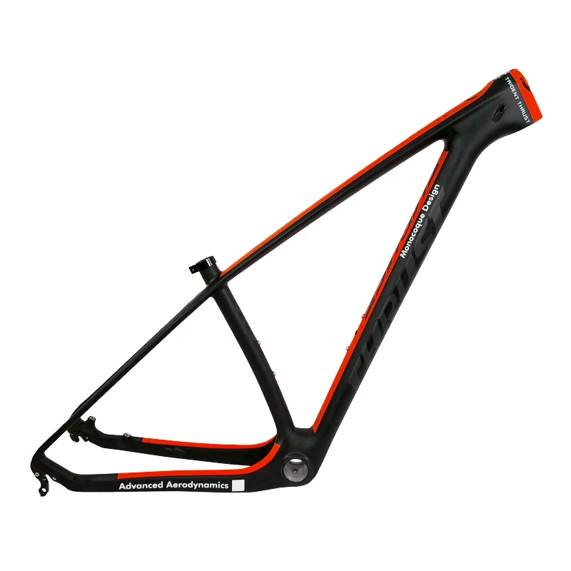THRUST mtb карбоновая рама 29er 27 5 15 17 19 UD T1000 желтая китайская для велосипеда BSA BB30 10