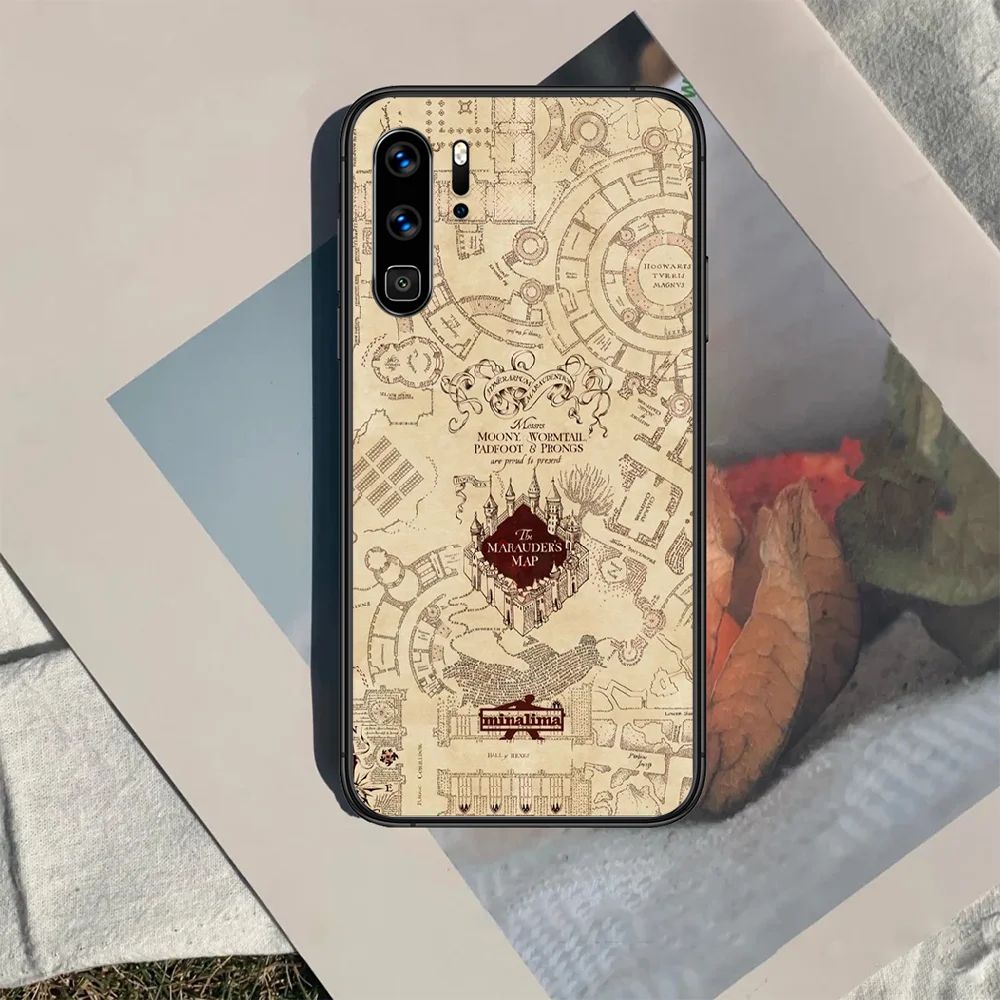 

Harries-Potter Phone Case For Huawei P Mate 10 20 30 40 Lite Pro smart Z 2019 nova 5t black Funda Pretty Cell Painting Back 3D