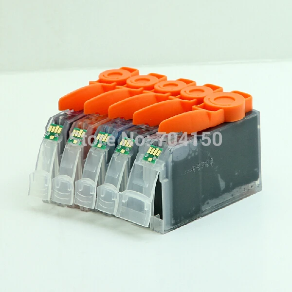 

einkshop 5pcs PGI5 CLI8 Ink Cartridge for Canon PGI-5 CLI-8 For Canon PIXMA MP500 MP530 MP600 MP610 MP830 MX850 iP4200 iP4300