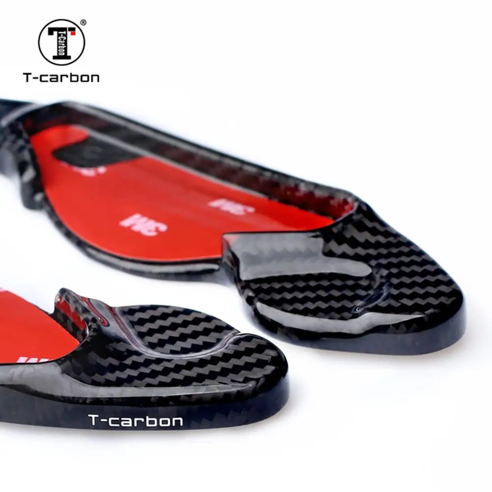 T carbon 1 пара автомобильный Стайлинг рулевое колесо из углеродного волокна