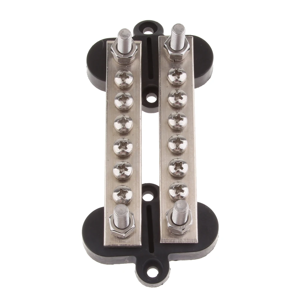 

12 позиций шина бар электрический терминал распределительный блок w/4 шпильки 100A