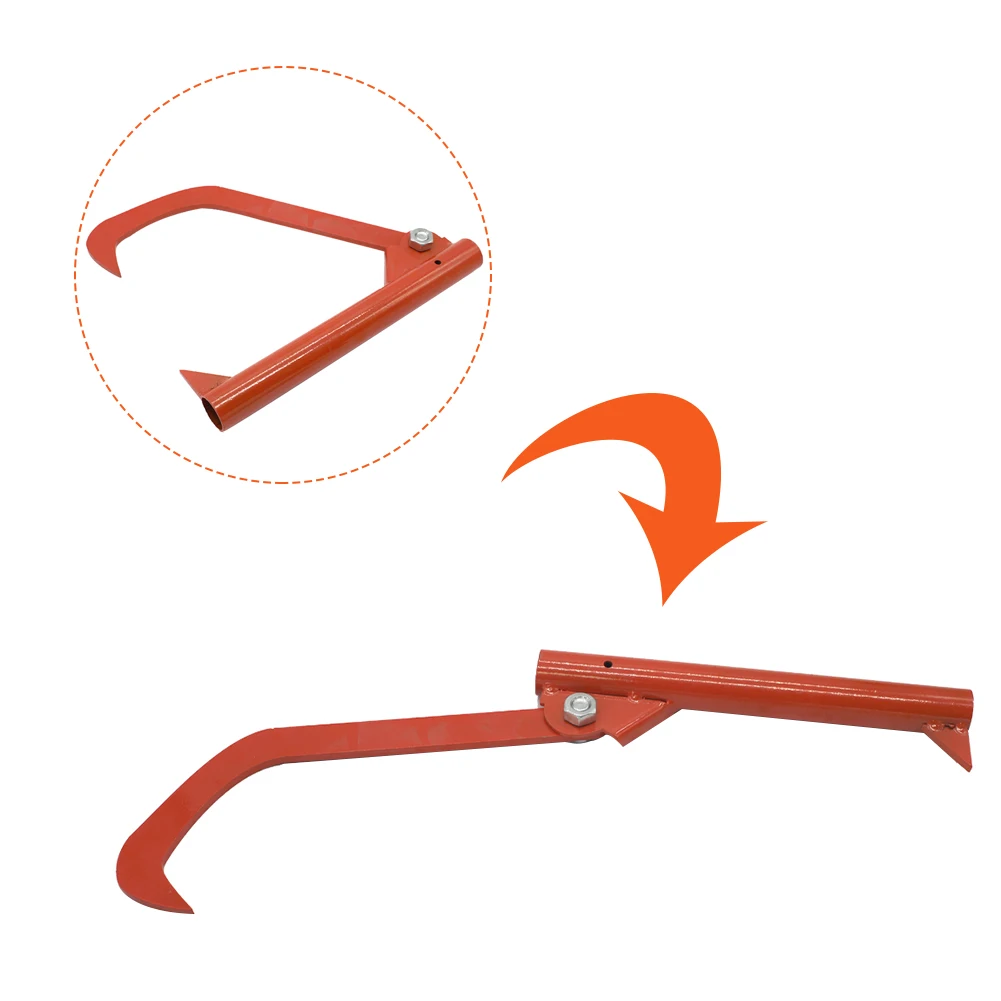 

Garden Durable Steel Roller Tool Felling Lever Backyard Lifter Log Peavy Heavy Duty Rustproof Home Transport Patio Cant Hook