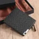 Noble Gold Men's Watch Minimalist Quartz Dial Wristwatch Folding Buckle Fashion Leather Wallet Birthday Gifts for Man with Box Other Image
