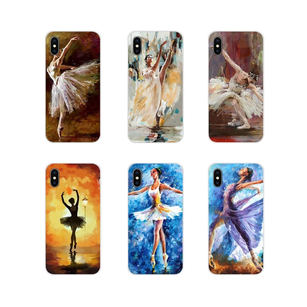 For Xiaomi Mi4 Mi5 Mi5S Mi6 Mi A1 A2 5X 6X 8 9 Lite SE Pro Max Mix 2 3 2S Ballet Ballerina oil painting Cell Phone Case Cover | Мобильные