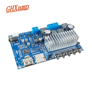 Усилители TPA3116, высокомощный двухканальный цифровой усилитель, плата U-диска, декодирования TF-карты, 50 Вт * 2, Совместимость с Bluetooth