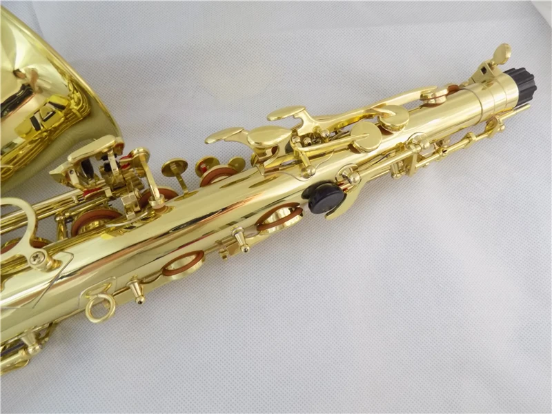 C мелодия саксофон лак желтый латунь sax saxofone с Жесткий Чехол профессиональные