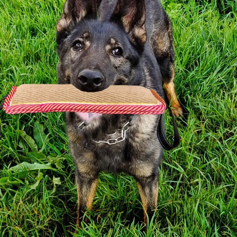 

Convenient Jute Bite Pillow Pull Toy Dog Bite Stick Sturdy Wear-resistant