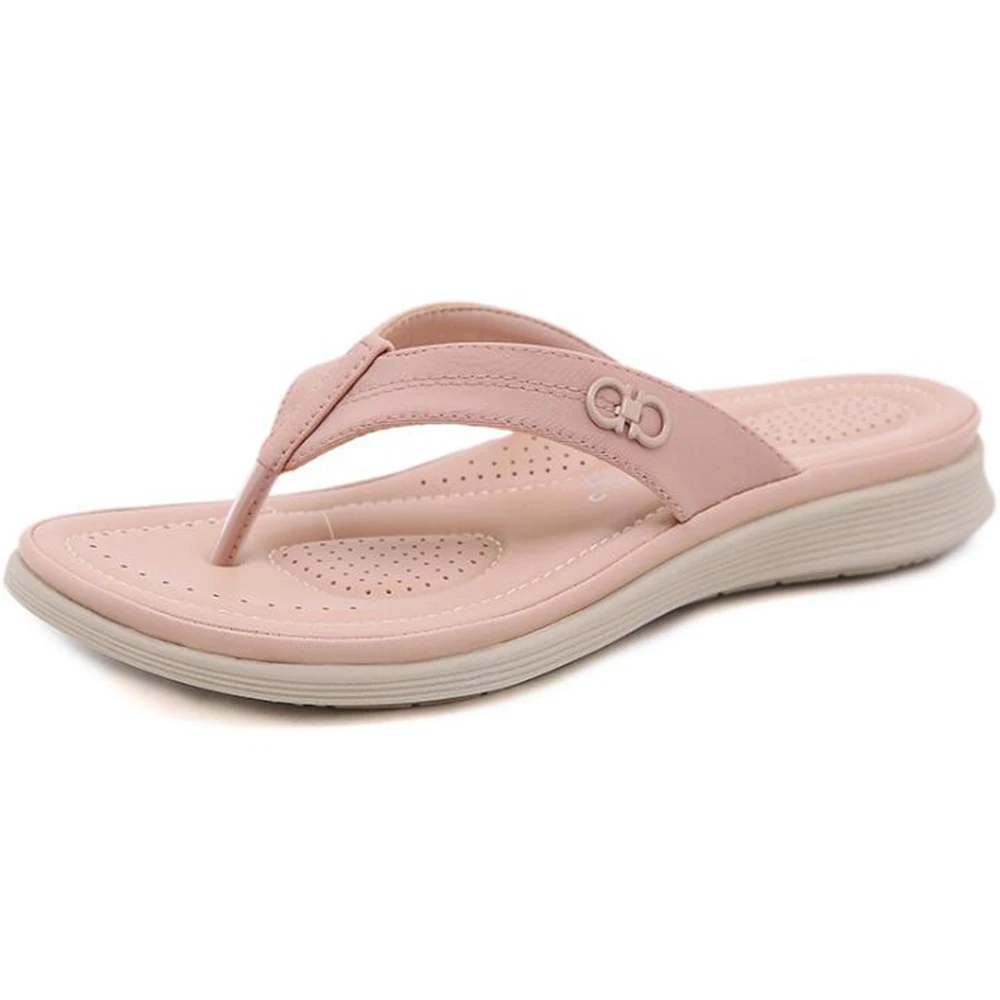 

Summer Beach Shoes For Women Fashion New Ladies Slippers Casual Flat Non-Slip Flip Flops Soft Lightweight Female Sandalias qq426
