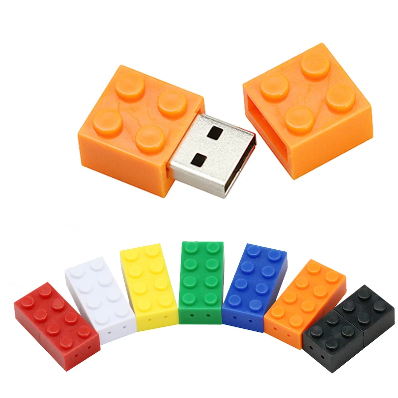 Пластиковый USB-флеш-накопитель многоцветный маленький накопитель для