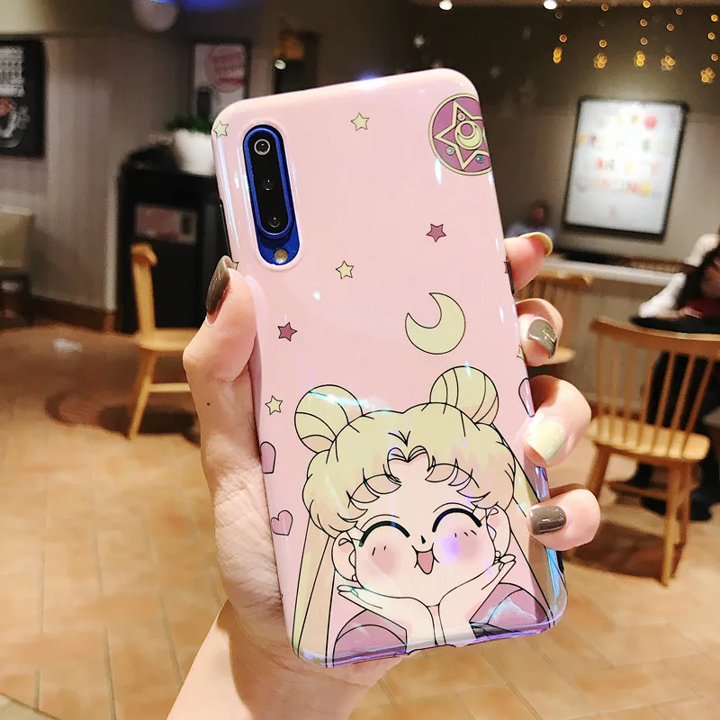 LANCHE для Xiao mi Red mi Note 7 mi 8 9 se 6X чехол Blu-Ray японский Сейлор Мун Аниме Мягкий силиконовый чехол для телефона Coques Capa