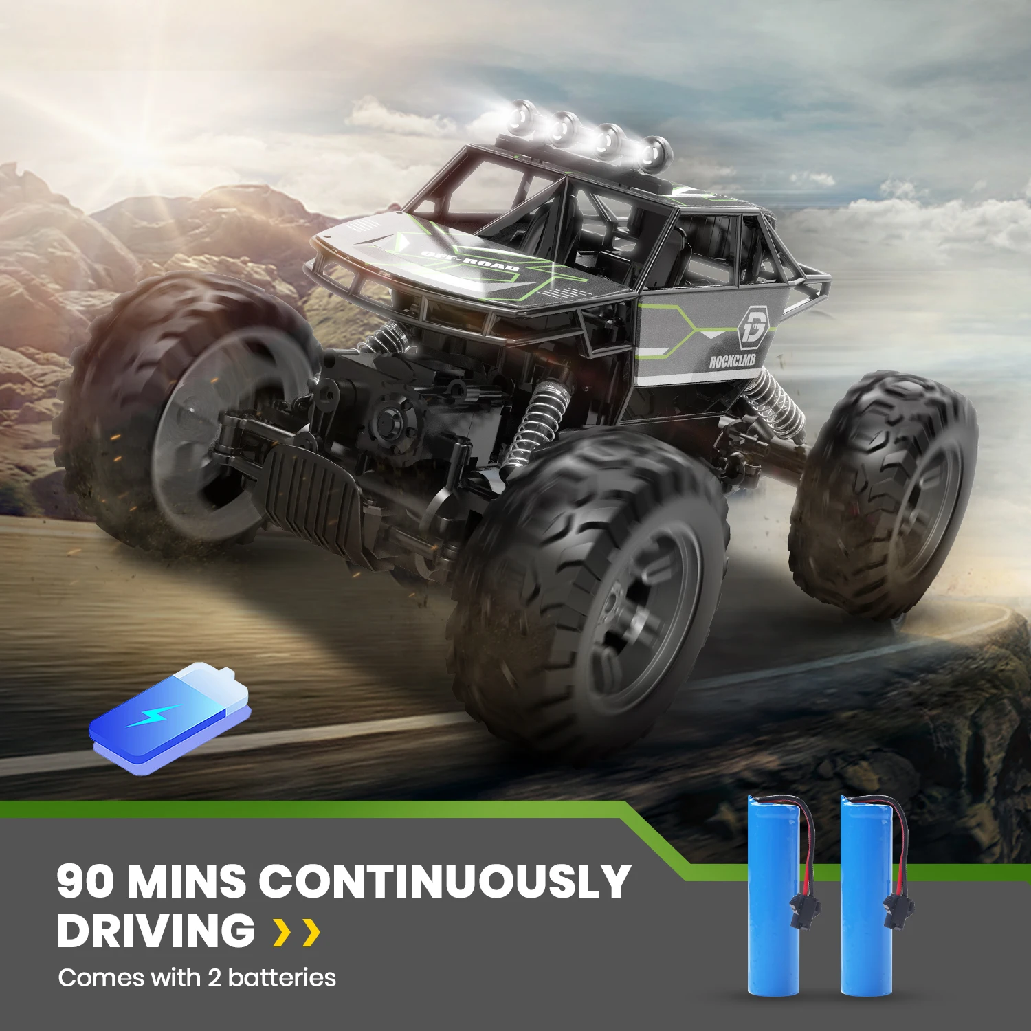 Машинки с дистанционным управлением Holyton 4WD внедорожник масштабом 1:16